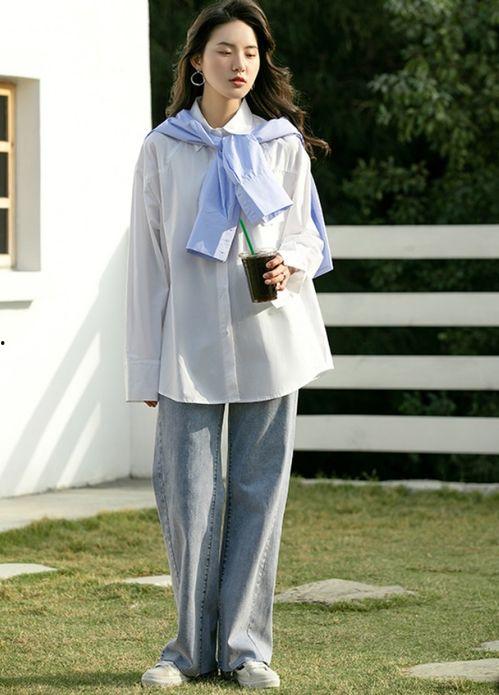 衬衫女装网红穿搭,衬衫女装穿搭指南